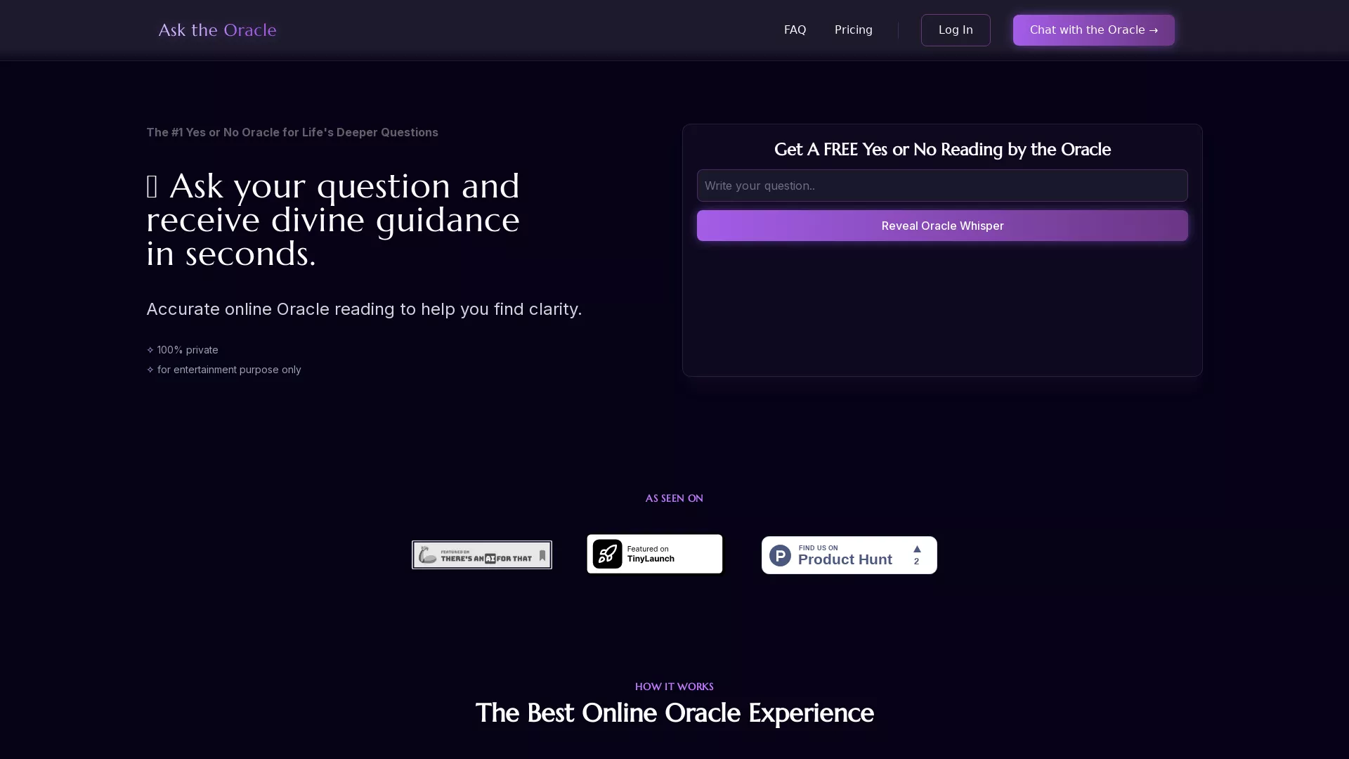 Ask The Oracle screenshot