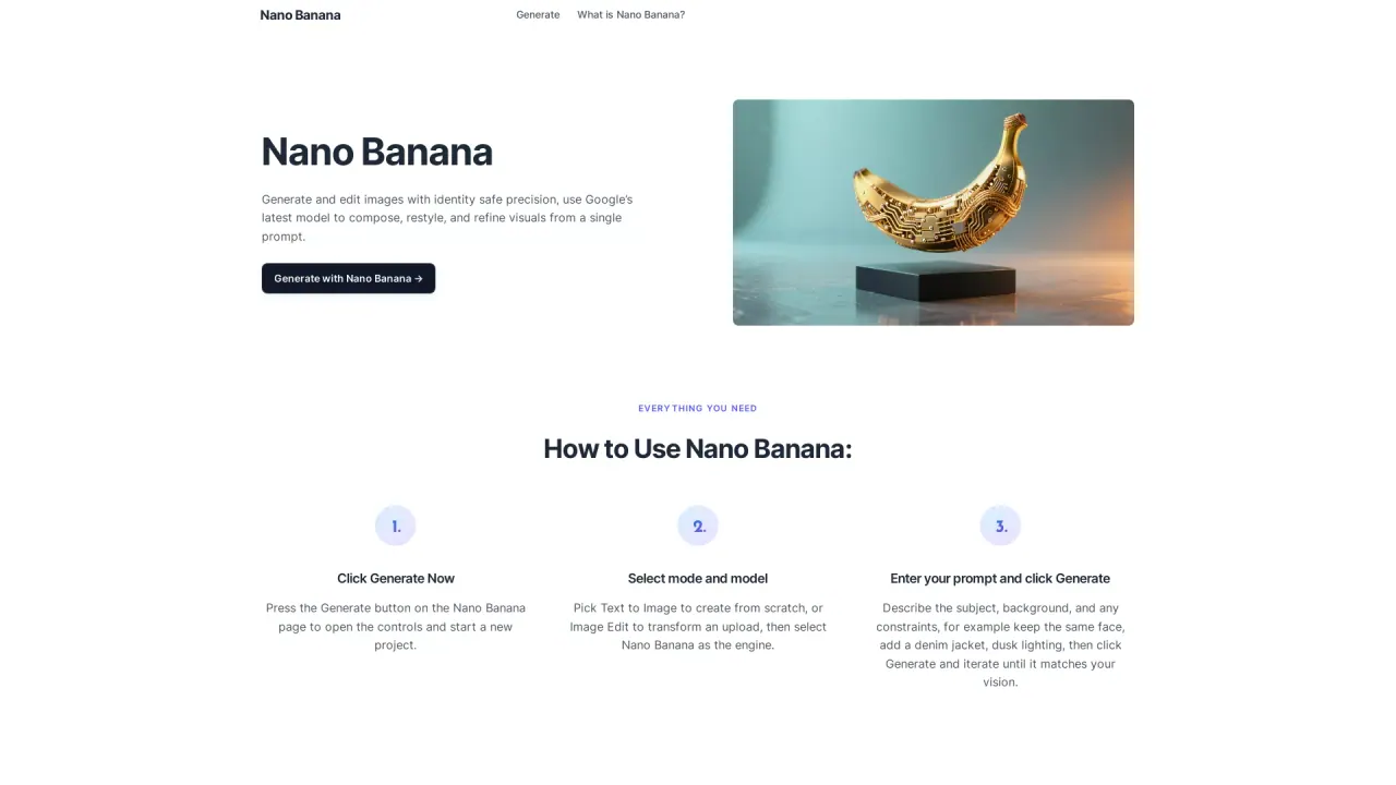 Nano Banana screenshot
