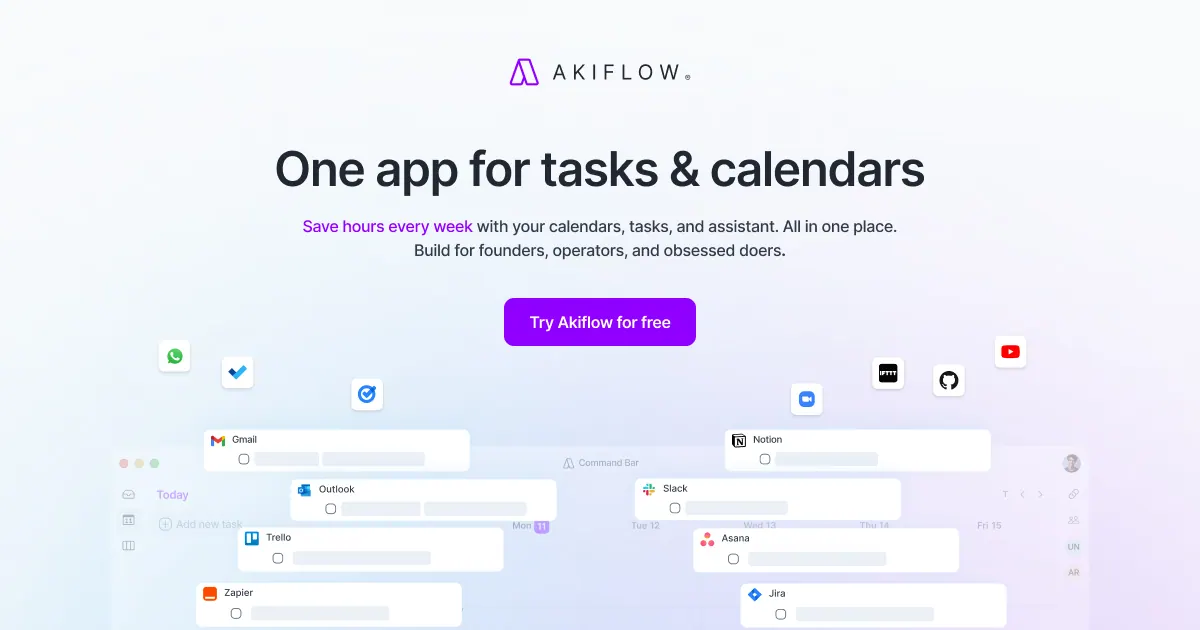 Akiflow screenshot