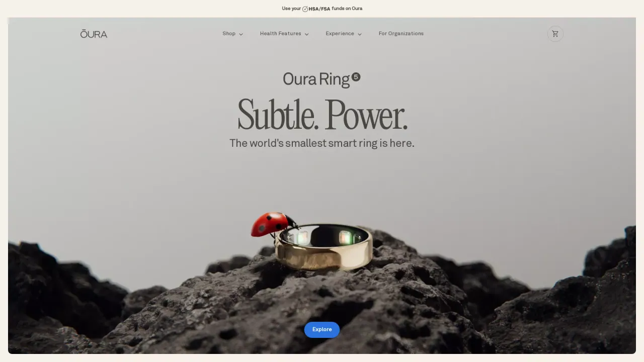 Oura Ring screenshot