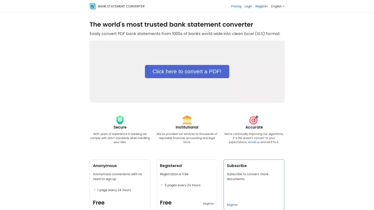 Bankstatementconverter screenshot