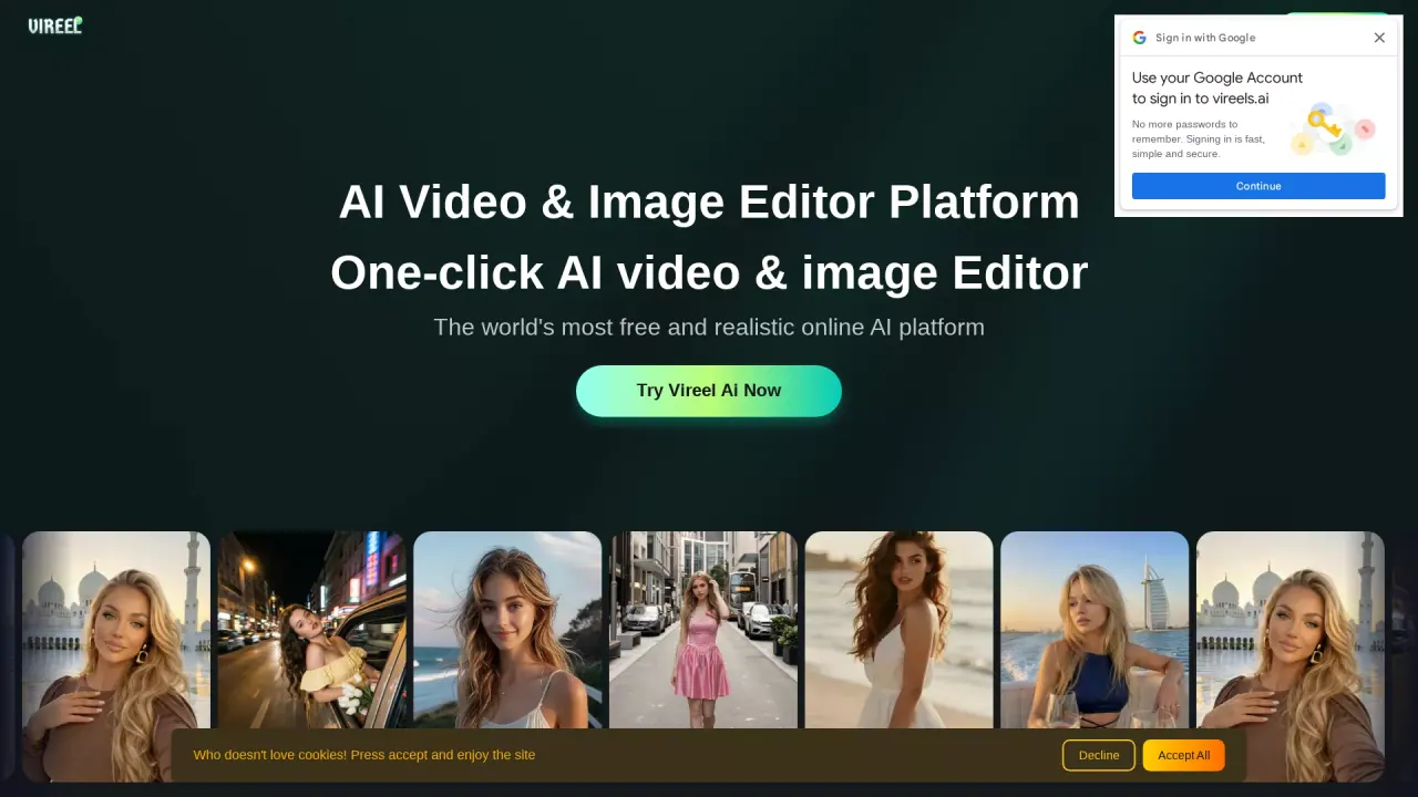 Vireel AI screenshot