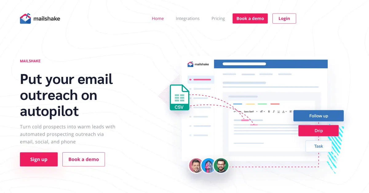Mailshake screenshot