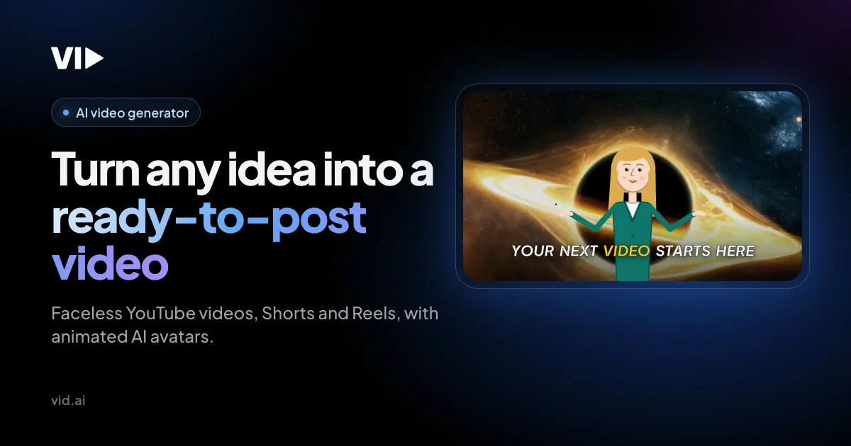 Vid.AI screenshot