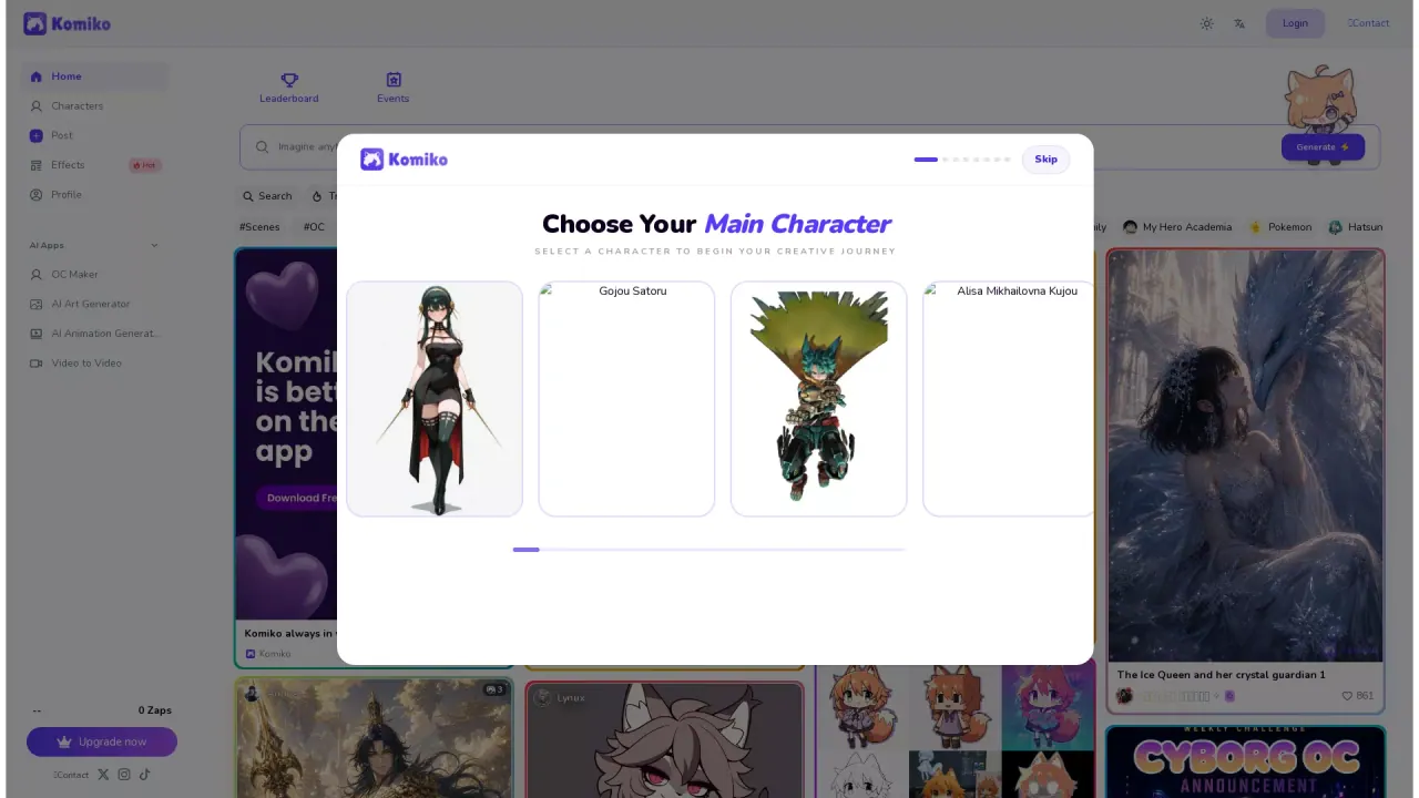 KomikoAI screenshot