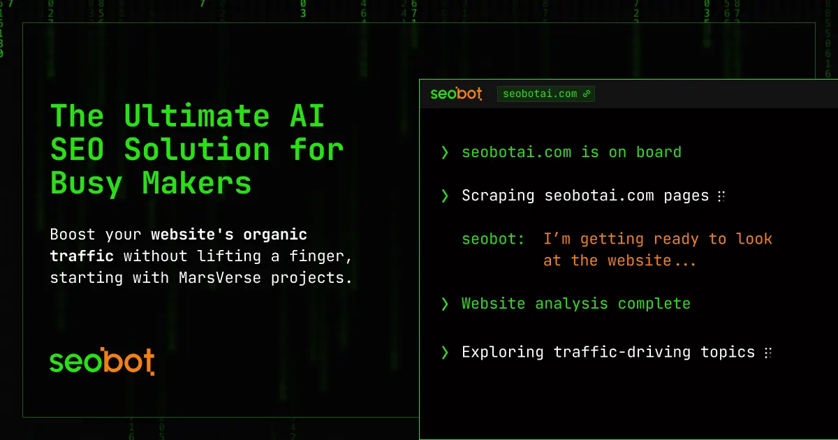 SEO Bot screenshot