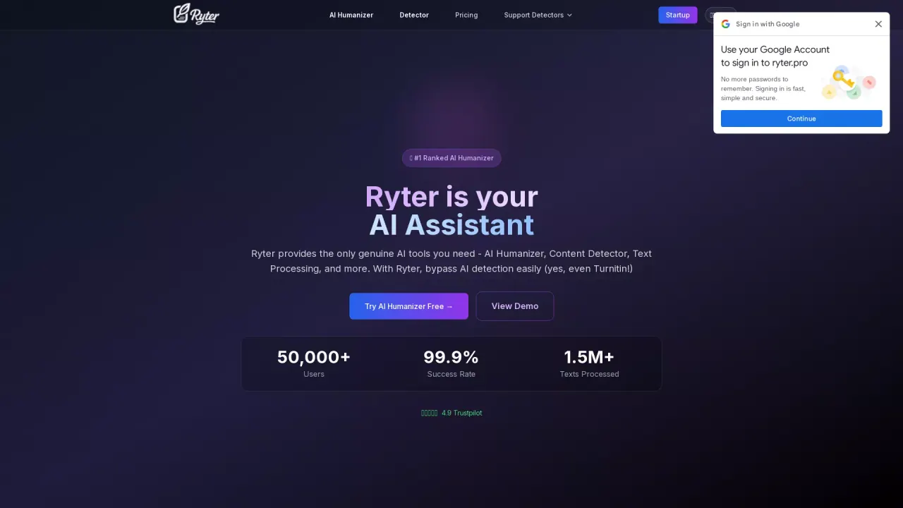 Ryter Pro screenshot