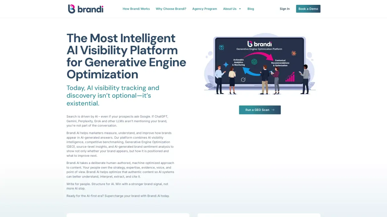 Brandi AI screenshot