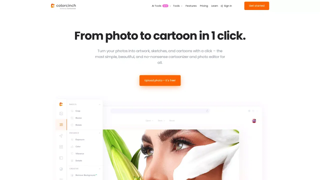 Cartoonize screenshot
