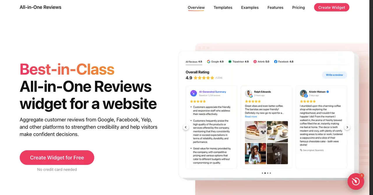 JustReviews by Elfsight screenshot