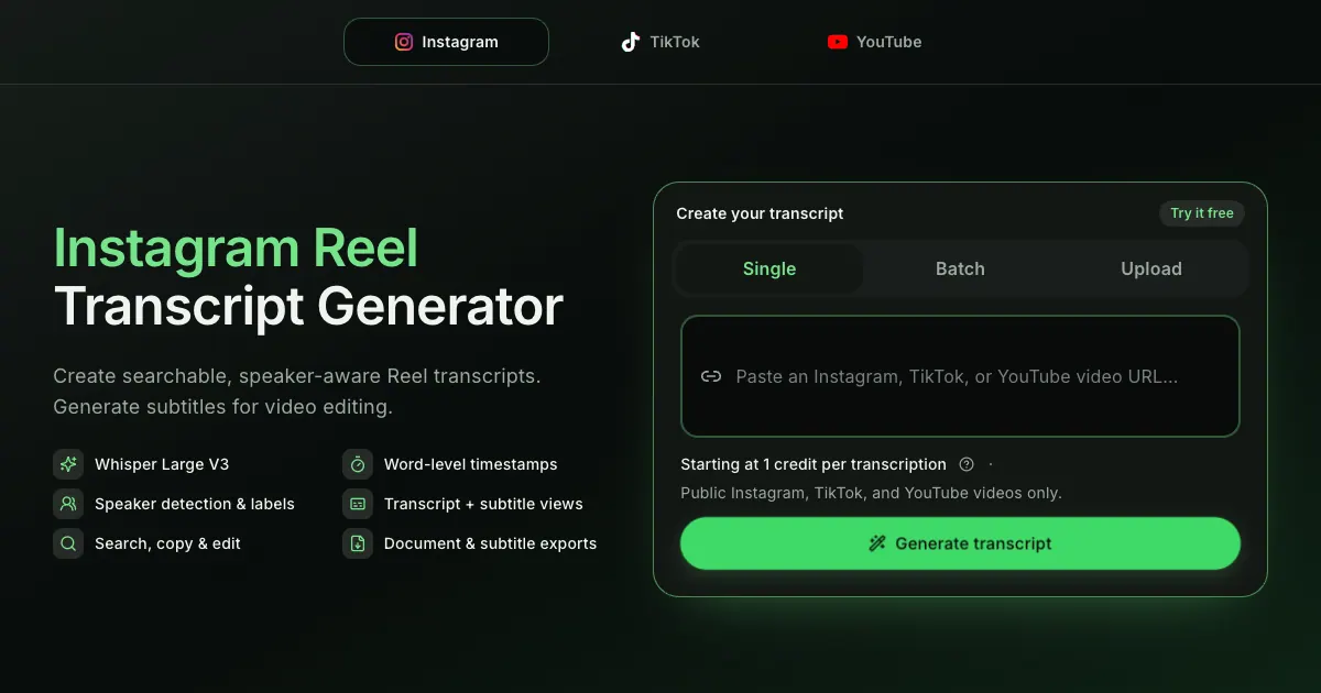 HiTranscript screenshot