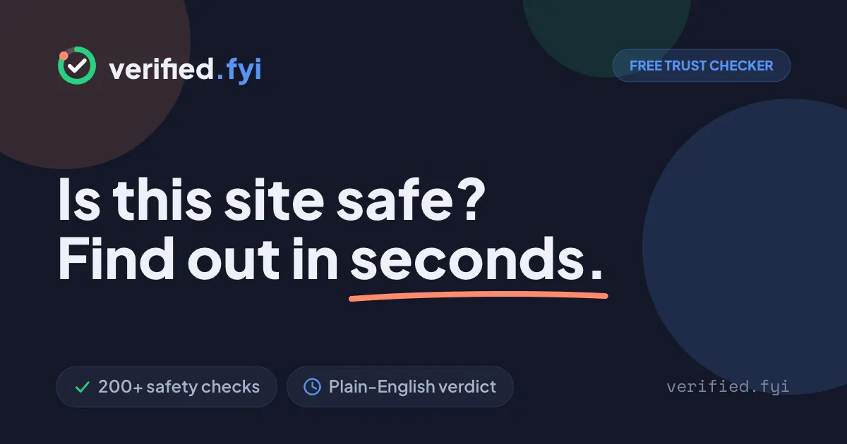 verified.fyi screenshot