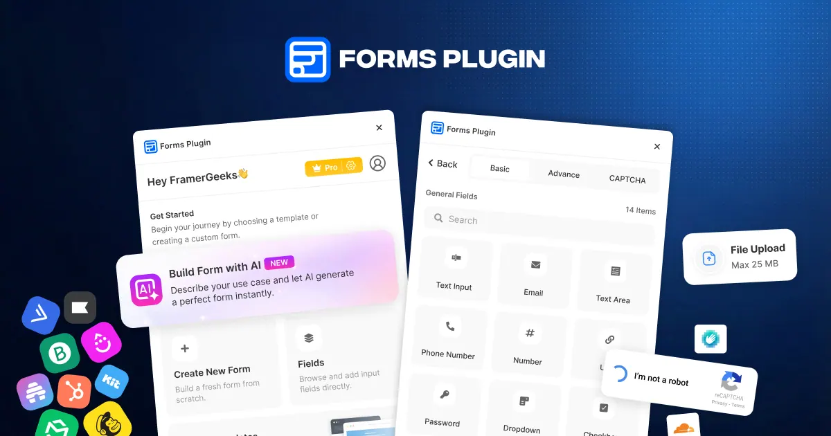 Forms Plugin screenshot
