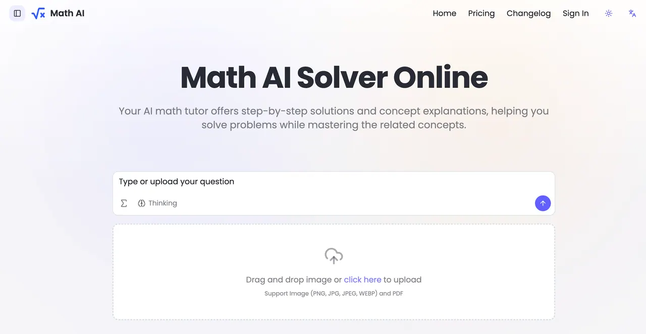 Math AI screenshot