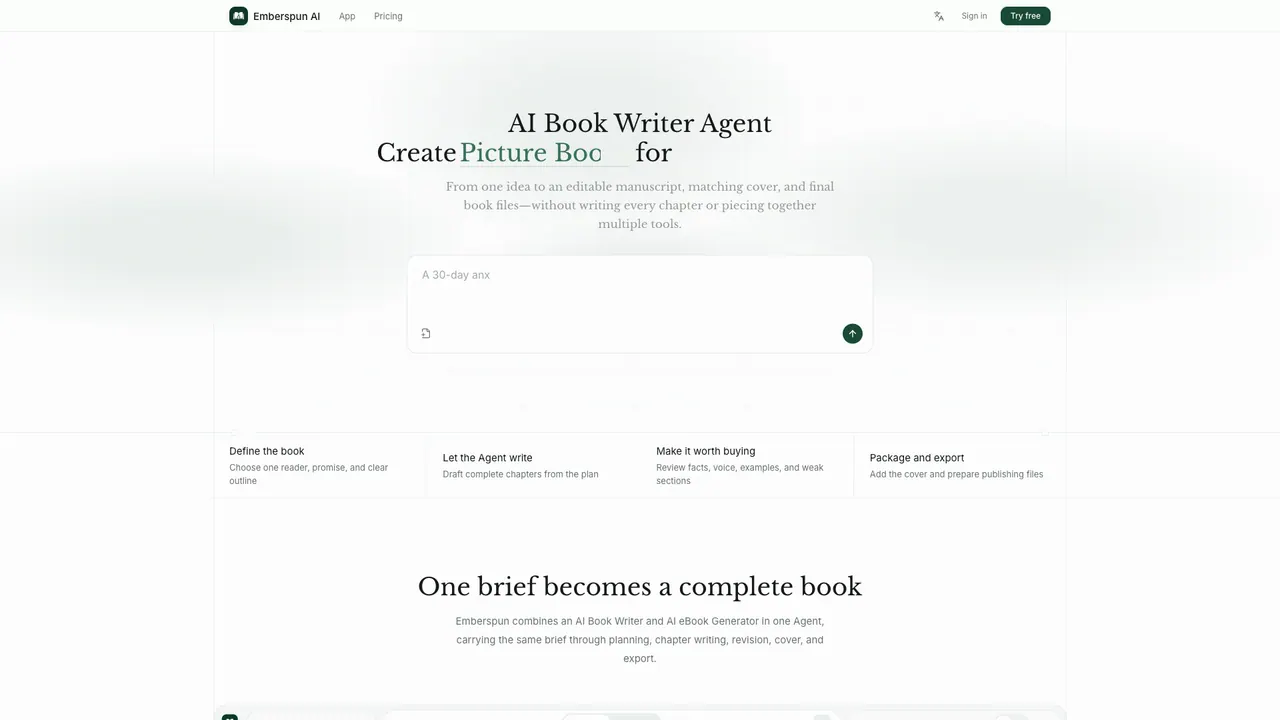 Emberspun AI screenshot