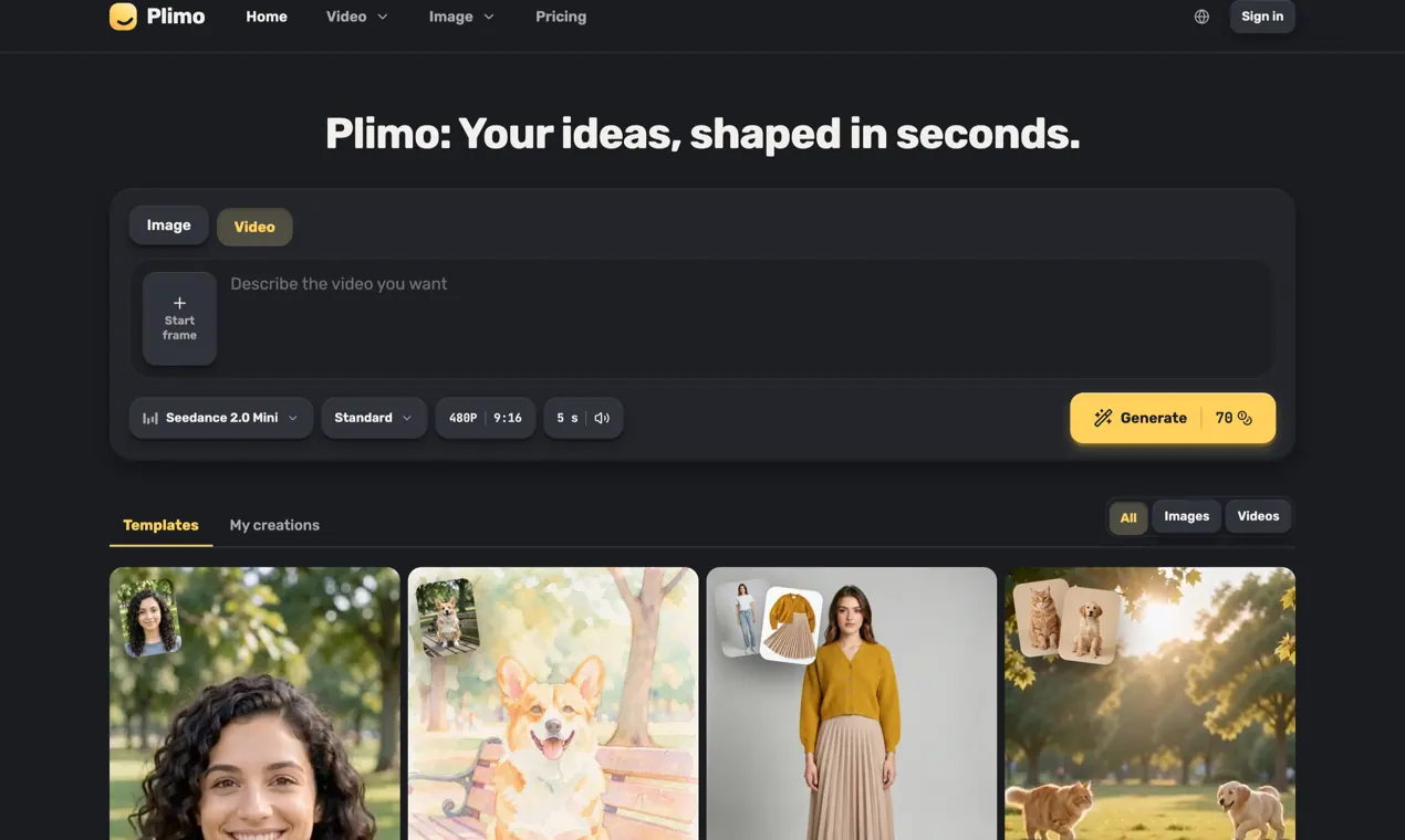 Plimo screenshot