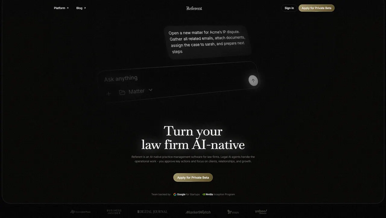 Referent screenshot
