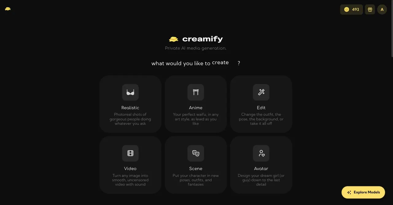 Creamify screenshot