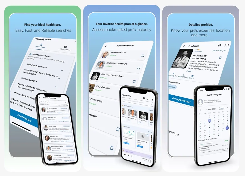 OpenMyPro screenshot
