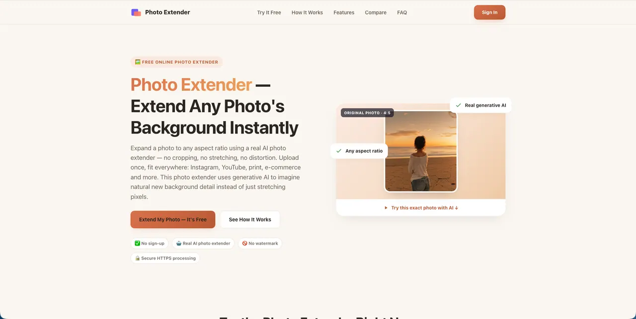 Photo Extender screenshot