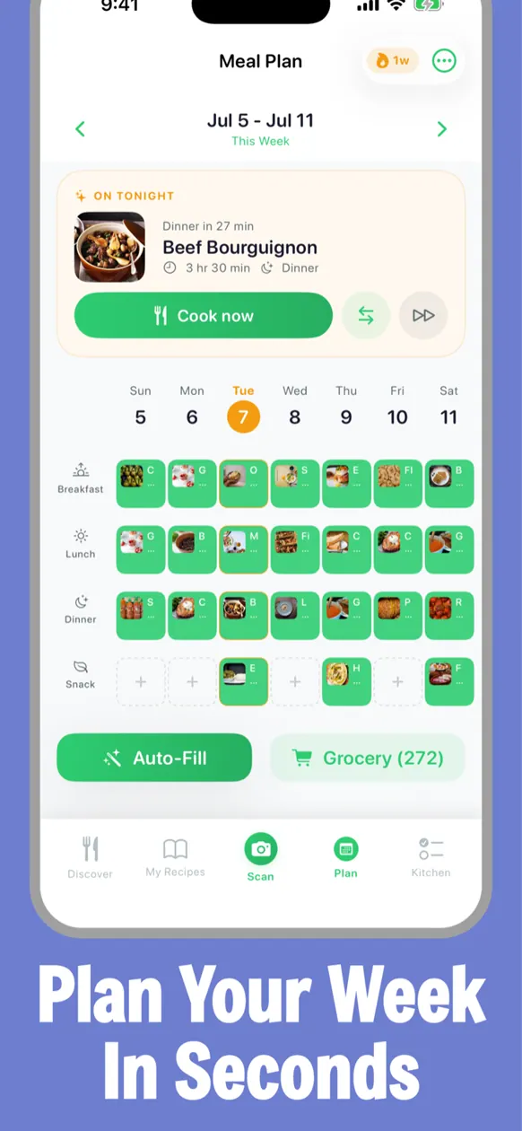 RecipeScan screenshot