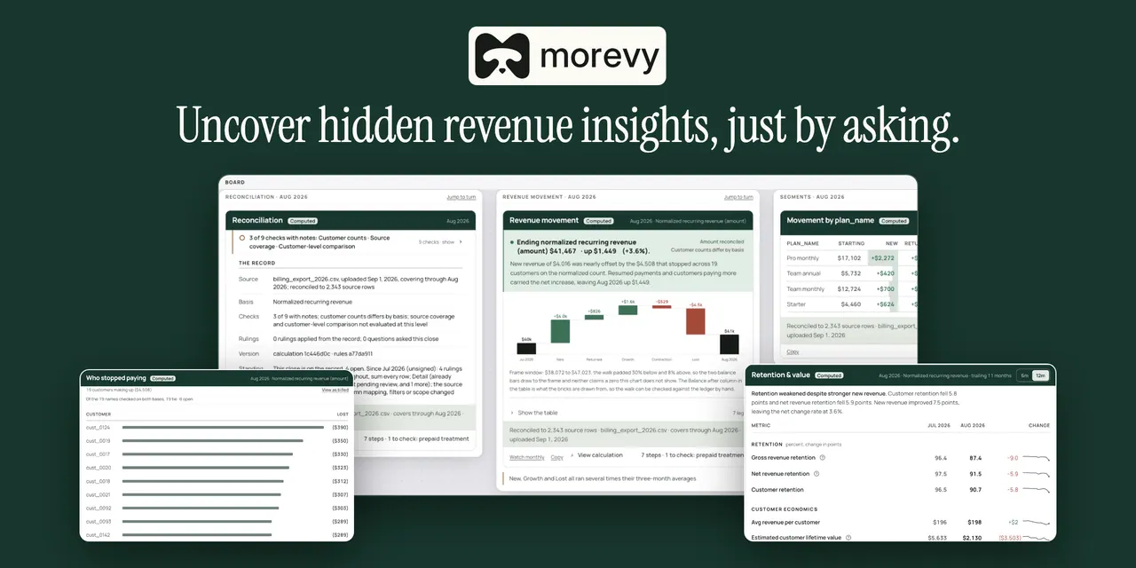 Morevy screenshot