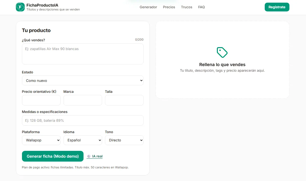 FichaProductoIA screenshot