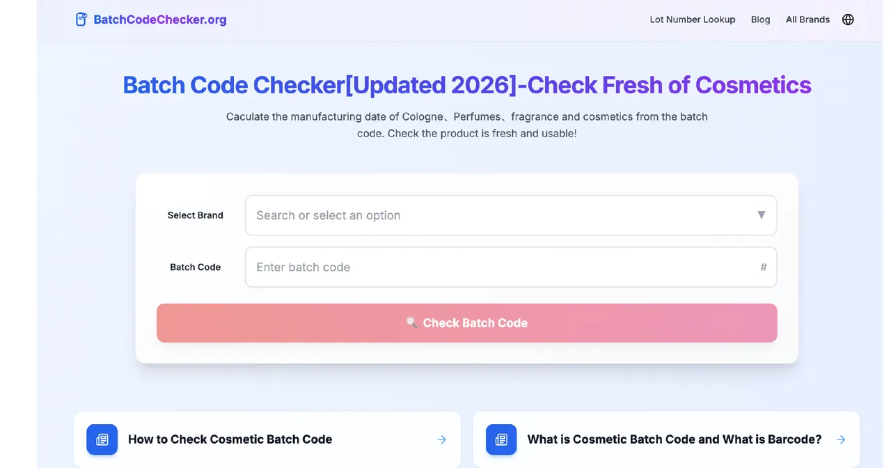 Batch Code Checker screenshot