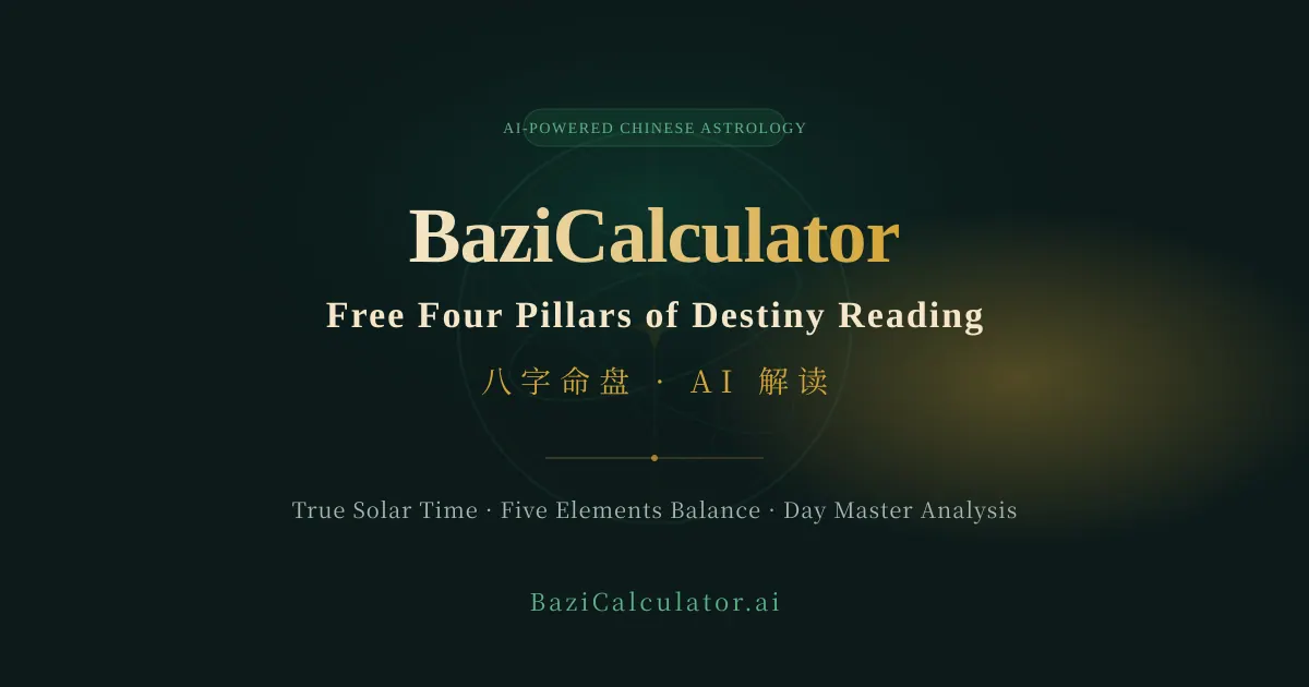 BaziCalculator.ai screenshot