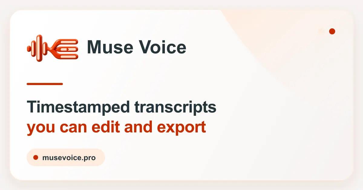 Muse Voice screenshot