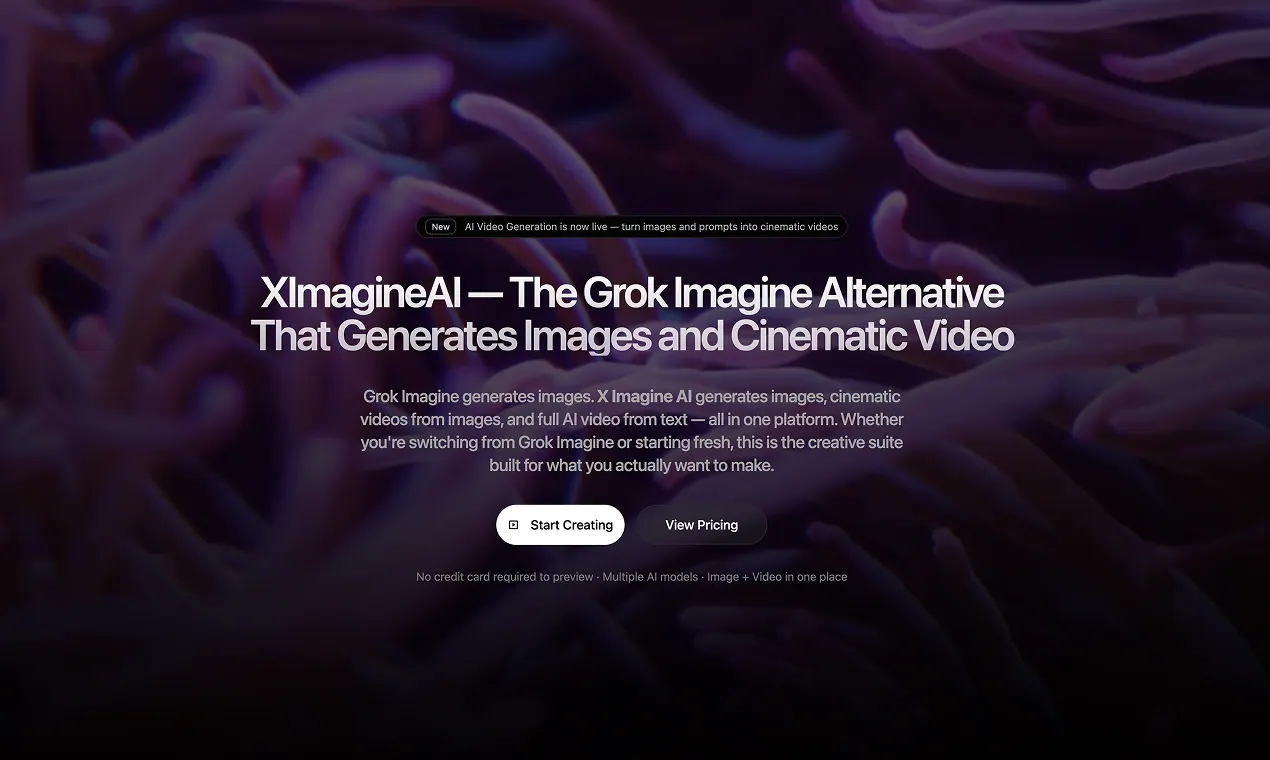 X Imagine AI screenshot
