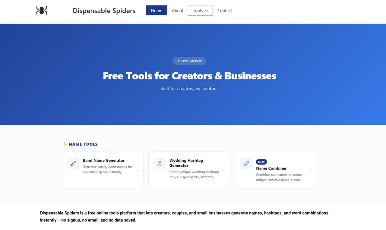 Dispensable Spiders screenshot