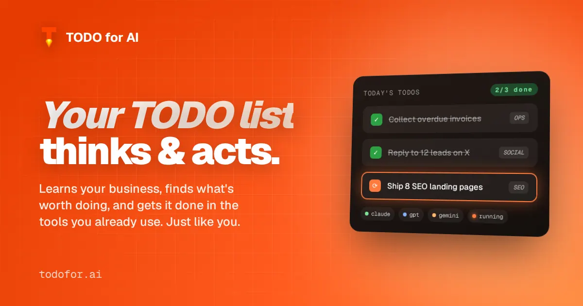 TODO for AI screenshot