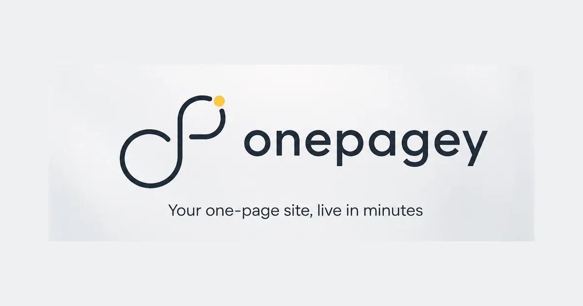 OnePagey screenshot