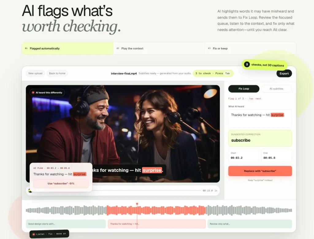 SubtitleGenerator screenshot