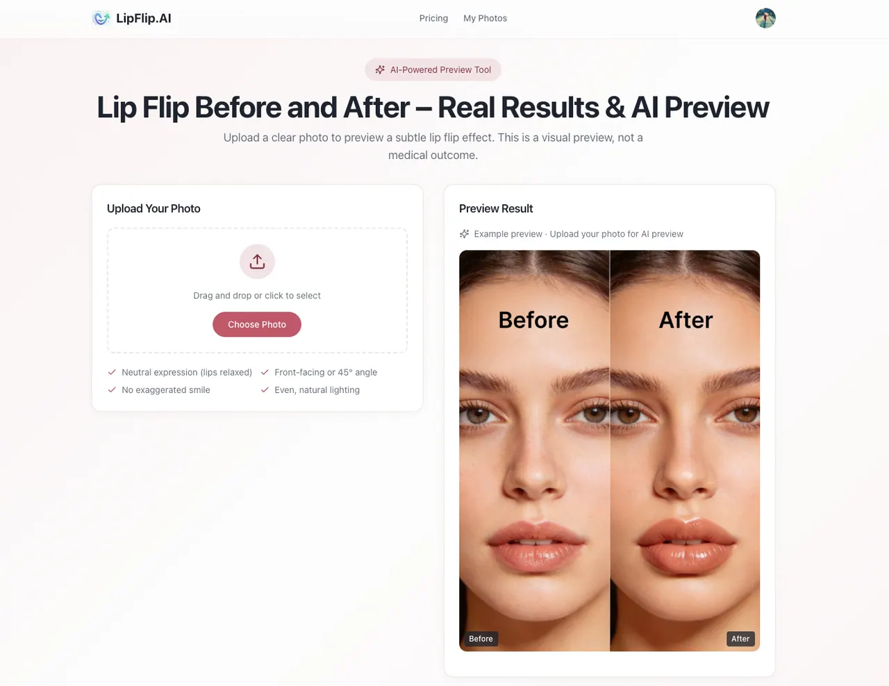 LipFlip screenshot
