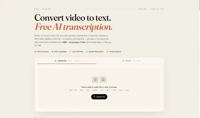 Scribix screenshot