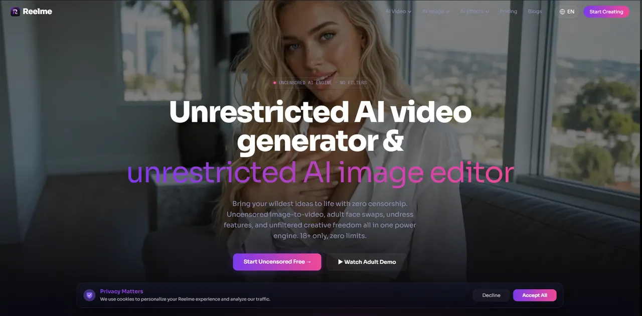 Reelme AI screenshot