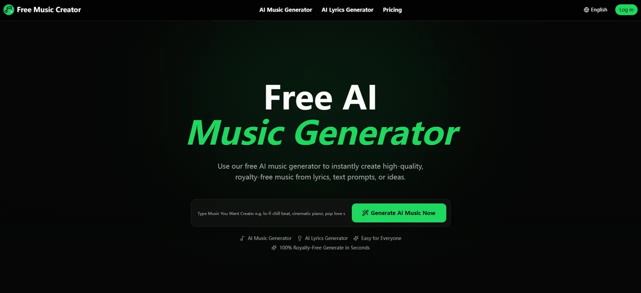 Free Music Creator AI screenshot