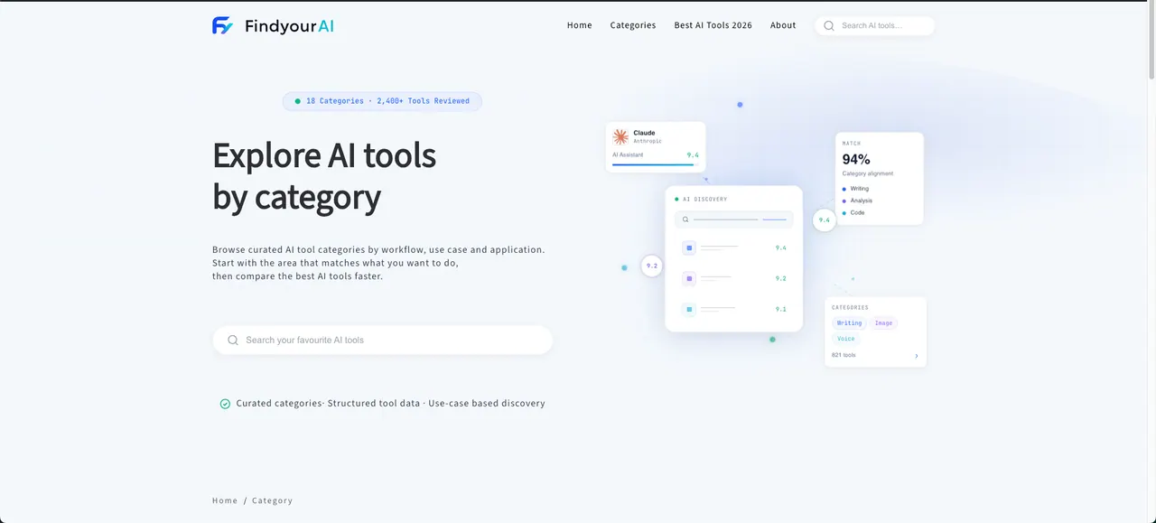 FindYourAI screenshot