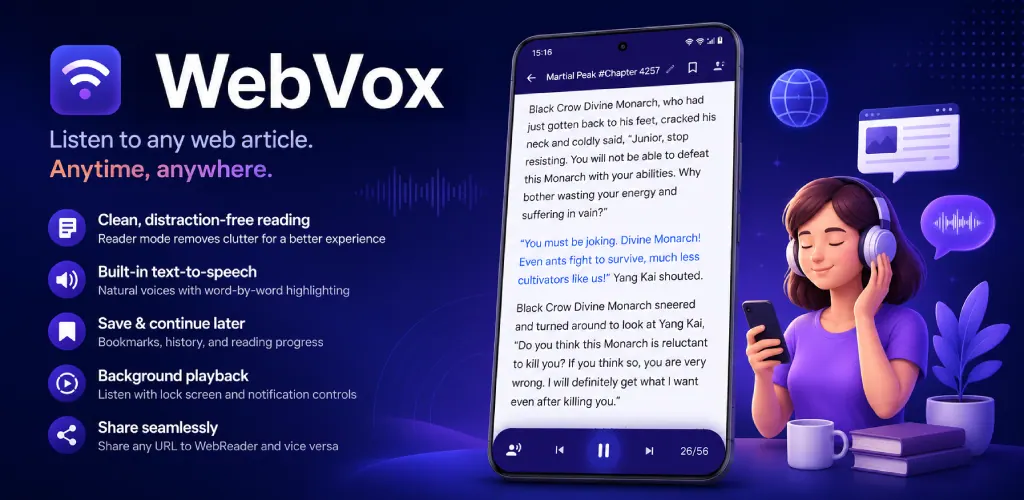 WebVox screenshot
