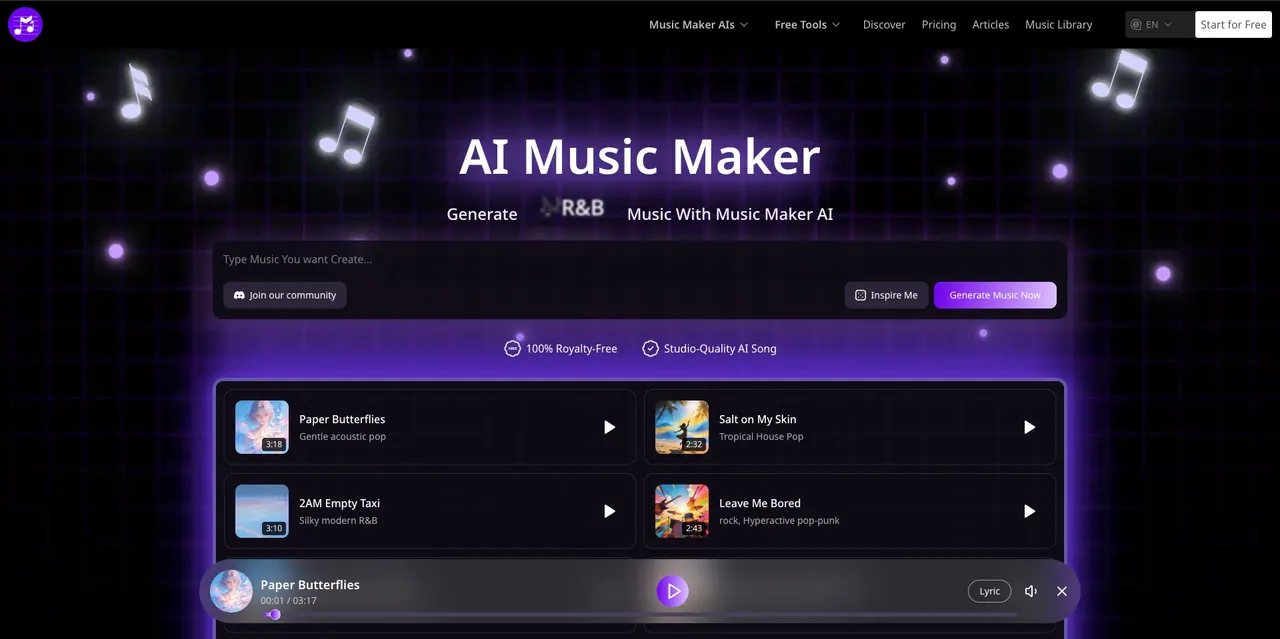 AI Music Maker screenshot