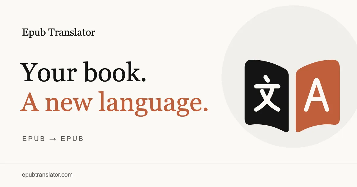 EPUB Translator screenshot