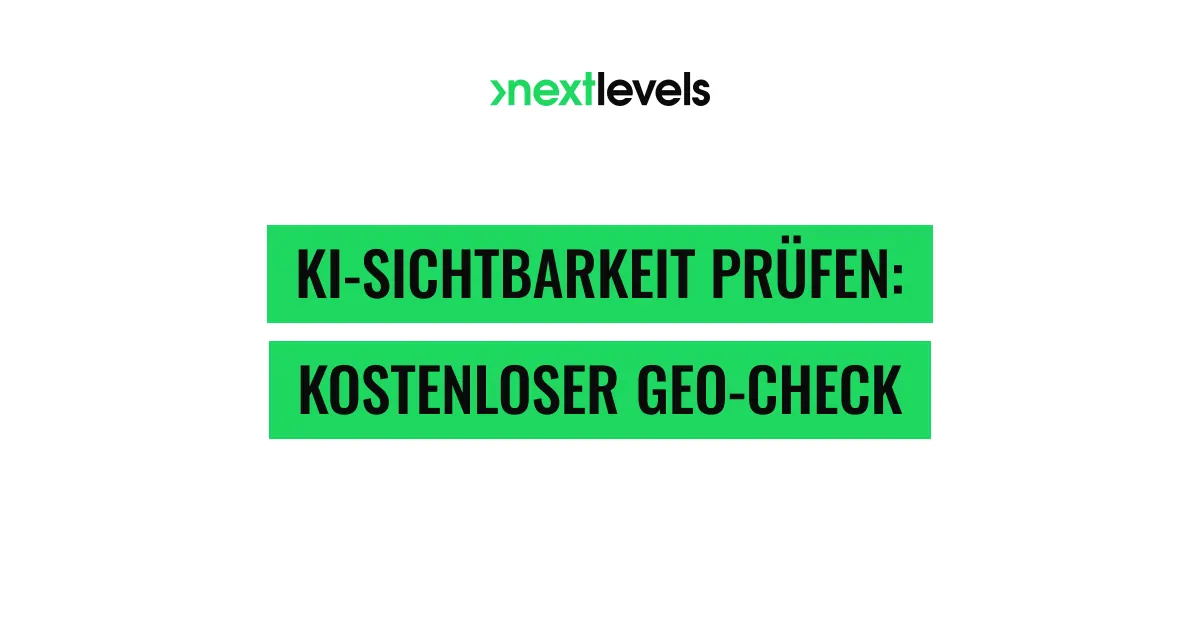 KI-Sichtbarkeits-Check screenshot