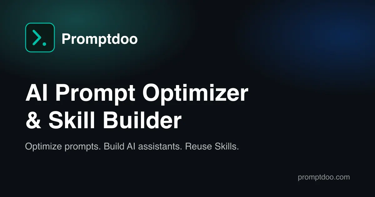 Promptdoo screenshot