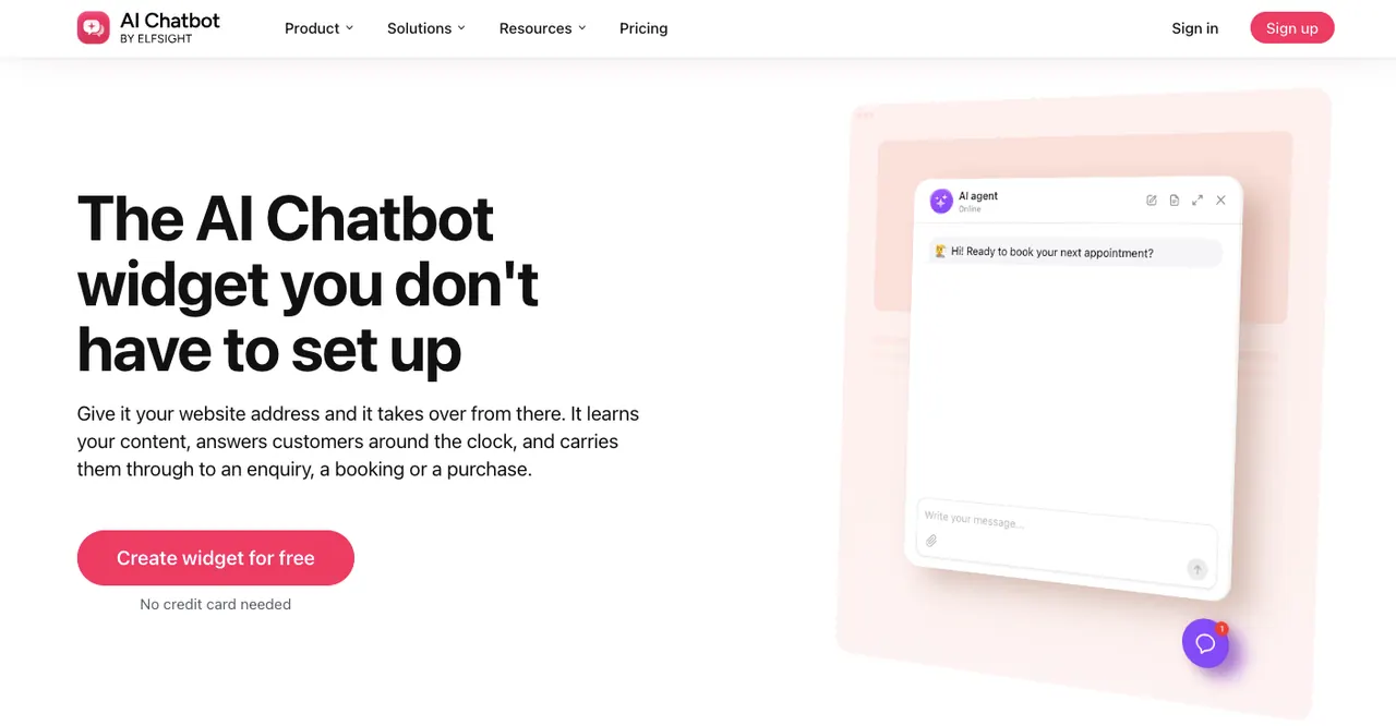AI Chatbot by Elfsight screenshot