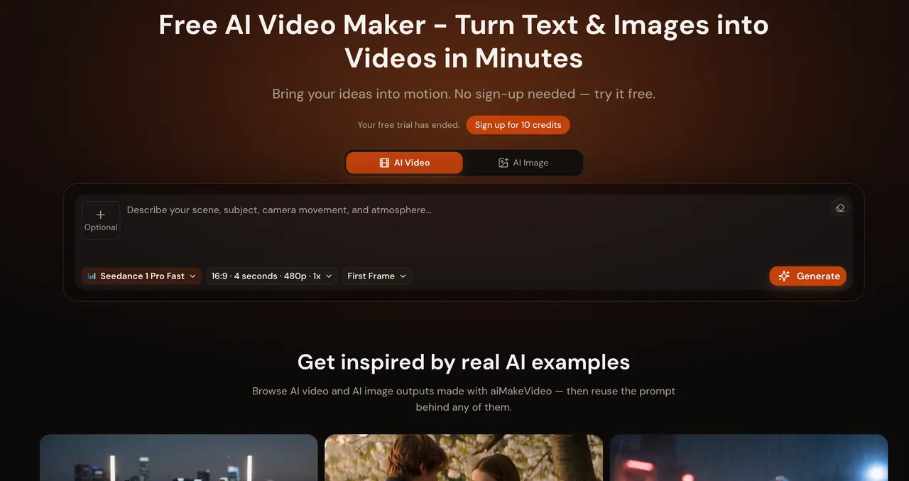 aiMakeVideo screenshot