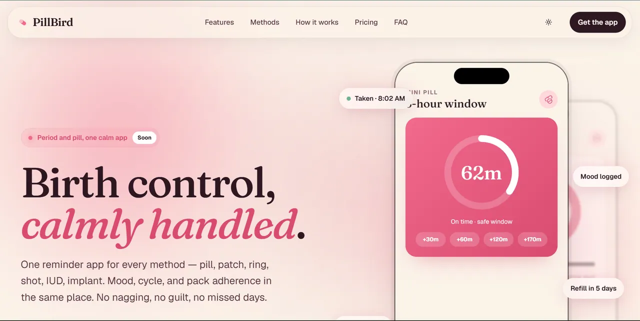 pillbird screenshot
