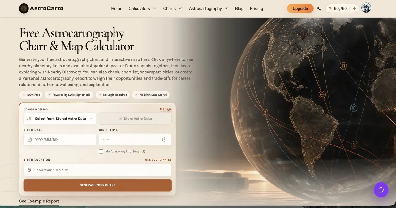 AstroCarto screenshot