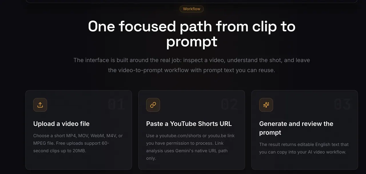 Video to Prompt screenshot